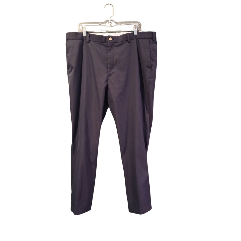 Peter Millar Mens Navy Blue Cuffed Dress Pants Straight Leg  Trousers 40x29